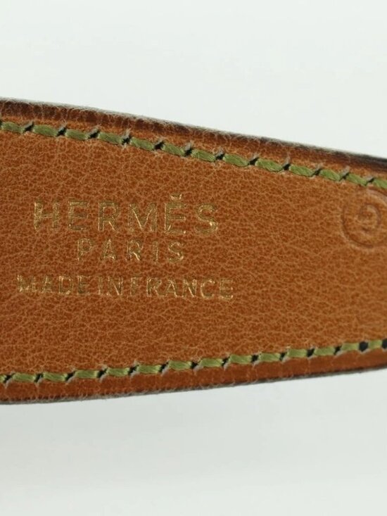 HERMES Constance Belt Leather Vintage 29.5\